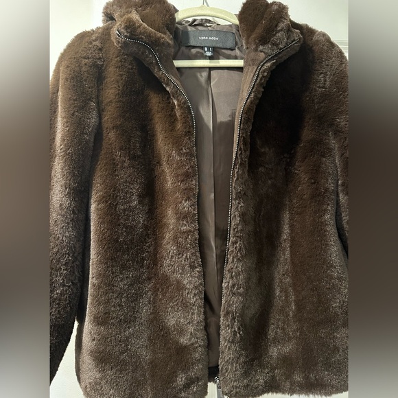 VERO MODA, Sui Hooded Faux Fur Jacket - Picture 10 of 14